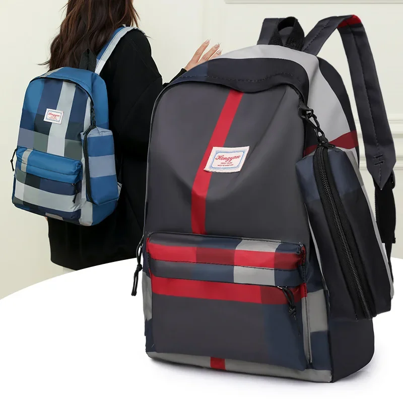 

Women's Backpack Large Female Rucksack Canvas Backpacks for School Teenagers Girls 2023 Middle School Class Bag Bagpack Oxford