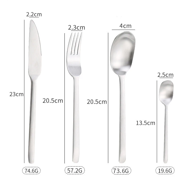 

Набор столовых приборов из нержавеющей стали 3/4 шт.