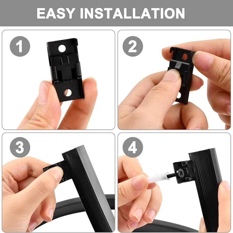 1/2/3/4/5 метровая потолочная направляющая для окон занавески душа перегородки