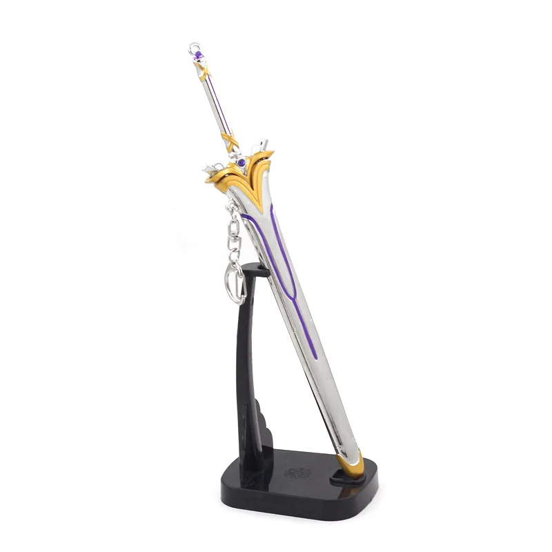 

Sword Art Online Weapon Keychain Metal Keyring Asuna Yuuki Sword Key Chains for Boys Girls Bag Pendant Jewelry Gift