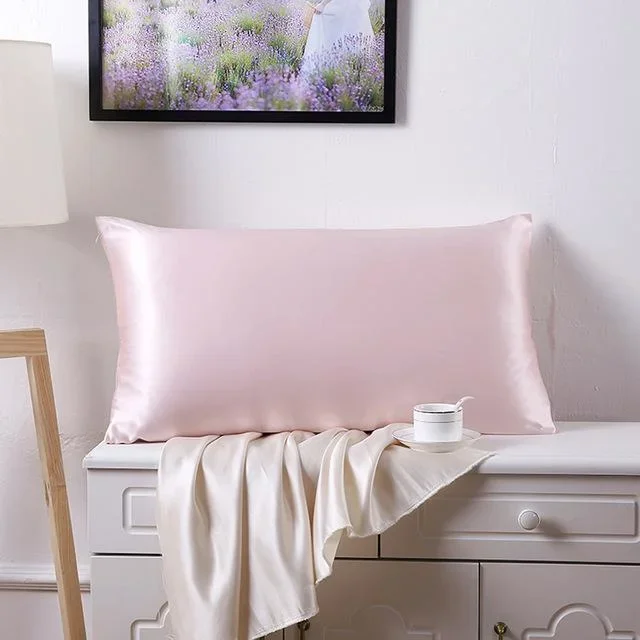

Silk Pillowcase 100 Mulberry Silk Pillowcase 19mommes Double-Sided