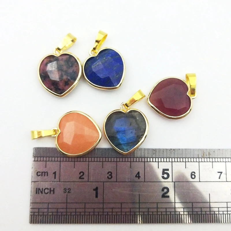 Подвеска-Соединитель с граненым драгоценным камнем подвеска кристаллами