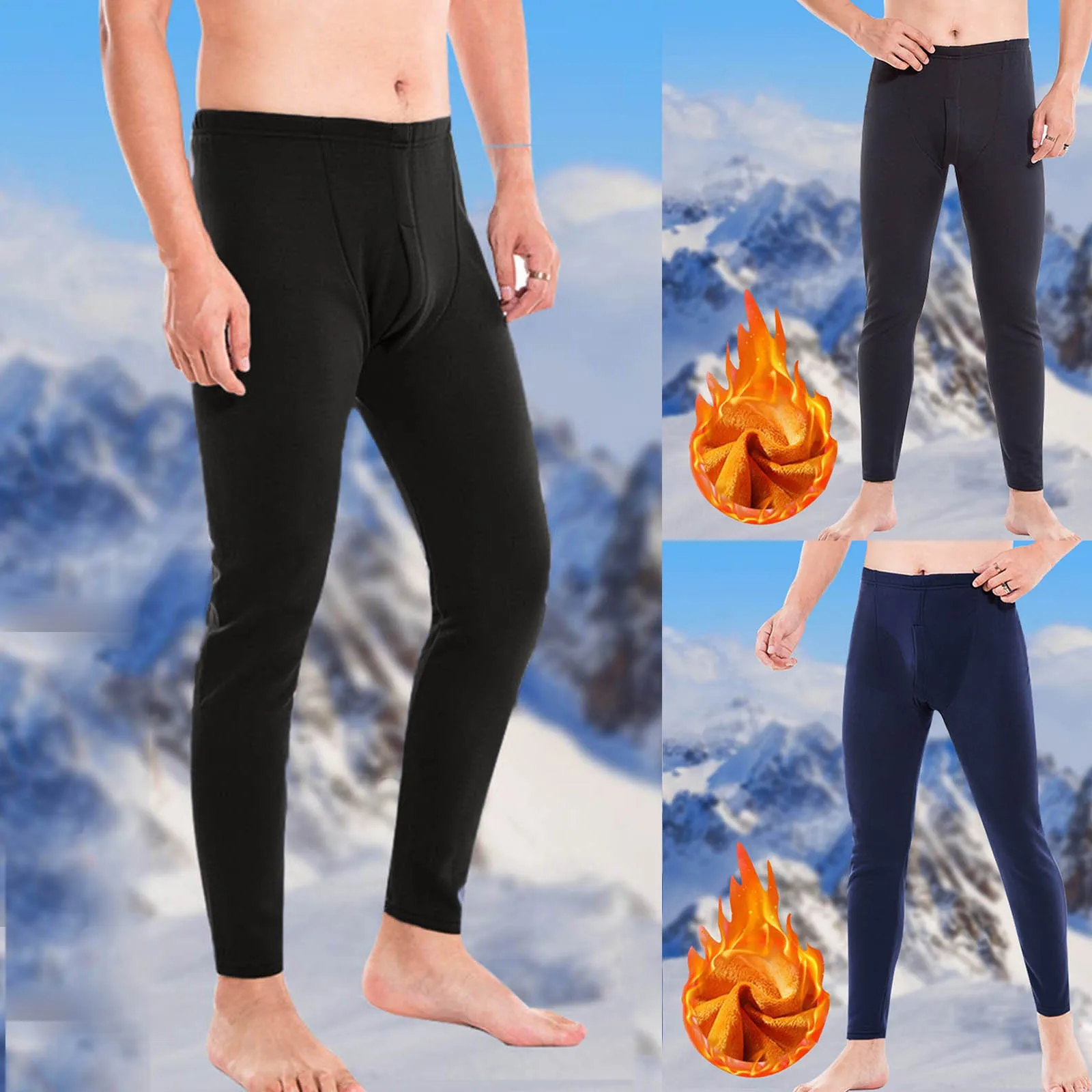 

Мужские супер толстые теплые h однотонные хлопковые шерстяные брюки холодные Фланелевые брюки мужские брюки 42x34