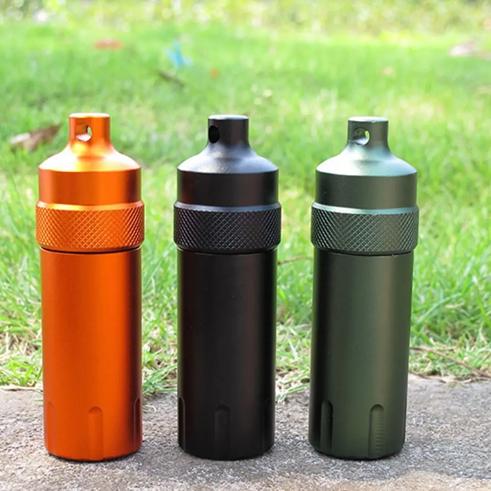 

Keychain EDC Tool Irregular Jar Waterproof Box Outdoor Pill Tank Waterproof Canister Seal Bottle Waterproof Bottle