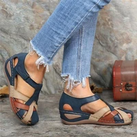 waterproo sli on round female fashion women sandals slippers casual comfortable outdoor fashion sunmmer plus size shoes women