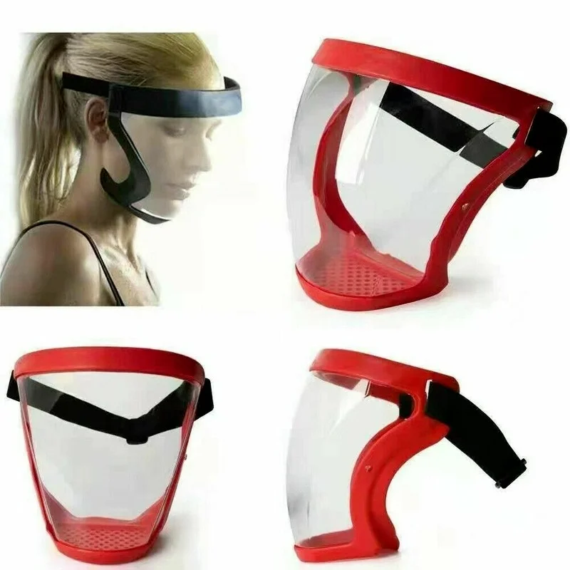 

Anti-fog Full Face Shield Kitchen Transparent Shield Home Oil-splash Proof Eye Facial Safety Anti-fog Head Cover Glasses