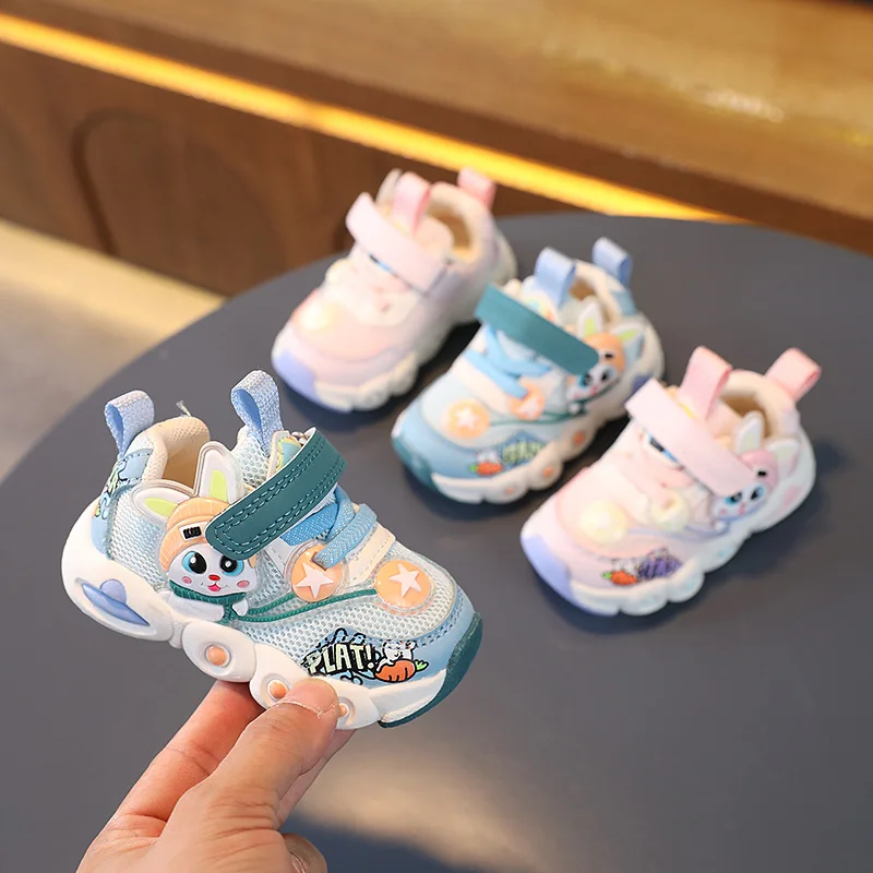 

Кроссовки Детские сетчатые, дышащие, на мягкой нескользящей подошве, повседневная обувь для начинающих ходить детей, весна-осень