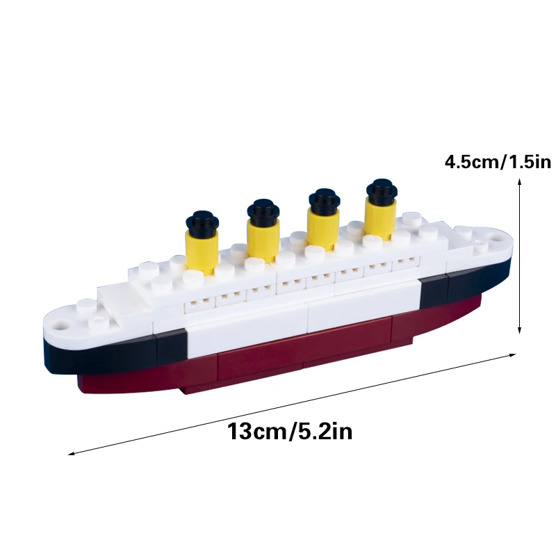 Модель корабля MOC Titanic строительные блоки наборы Sank RMS Круизная лодка пароход