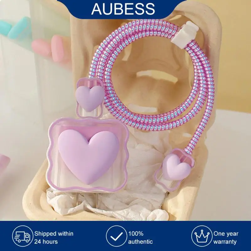 

A Versatile And Playful Look Charging Data Cable Protector Protective Effect Protective Wire Set Skincare And Delicate