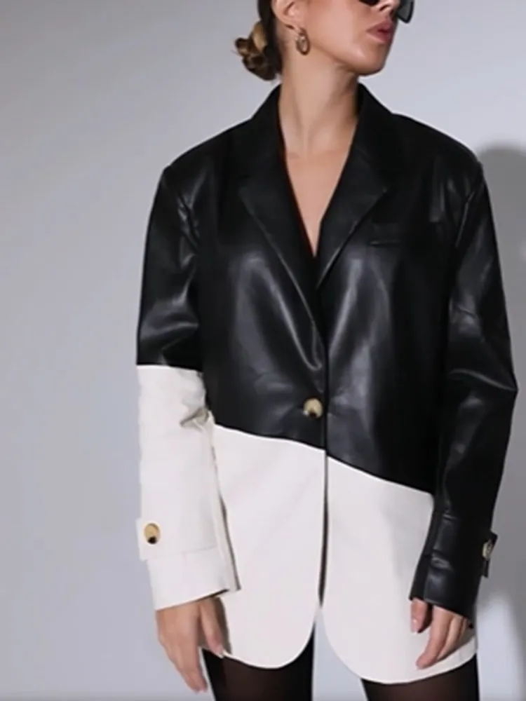 Рисунок 2 - Женское кожаное пальто с длинным