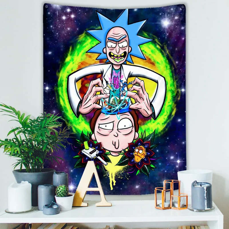 

Настенный гобелен в стиле арт-деко с интересными изображениями