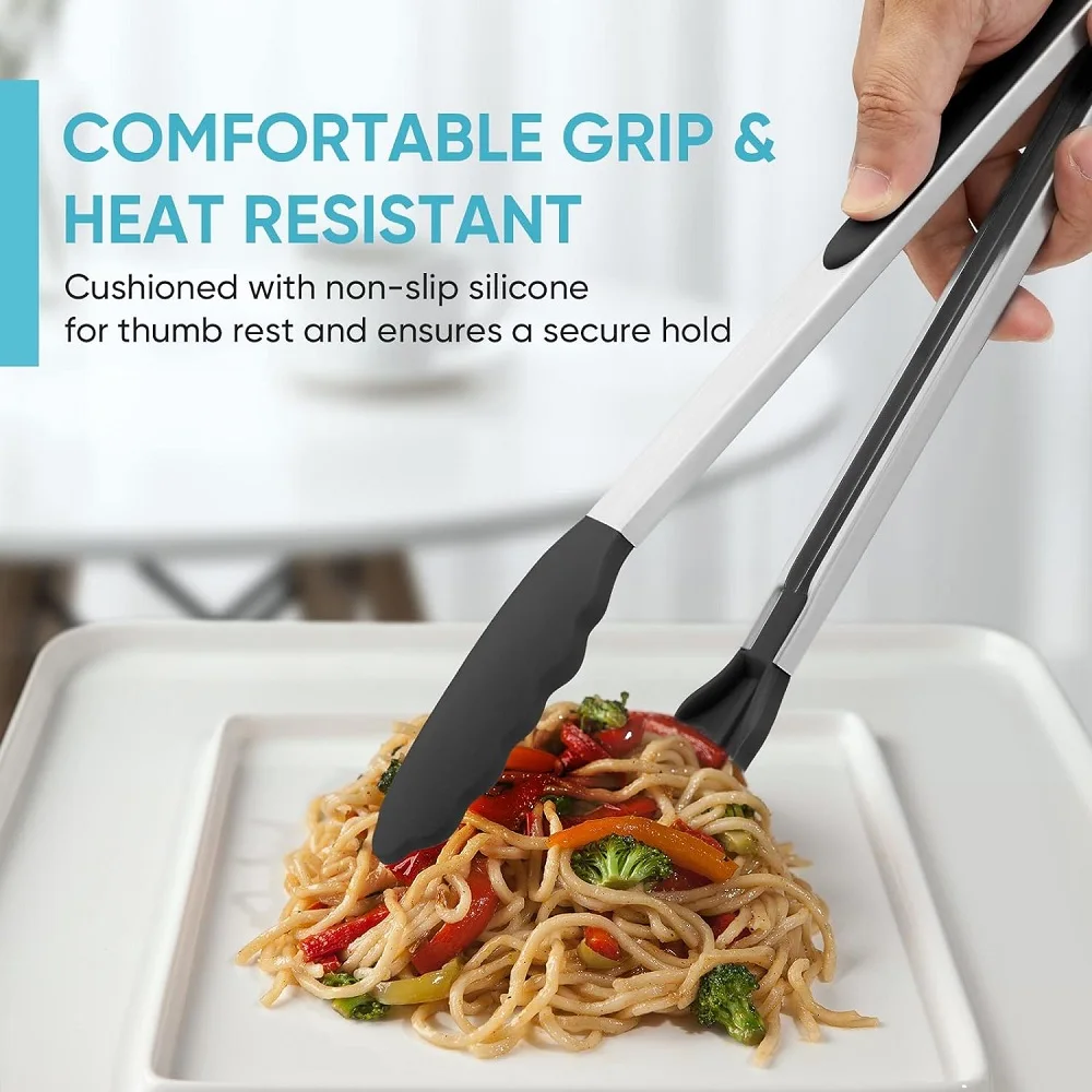 Набор Силиконовых Посуды Для Барбекю Экологически Чистые Кухонные Зажимы