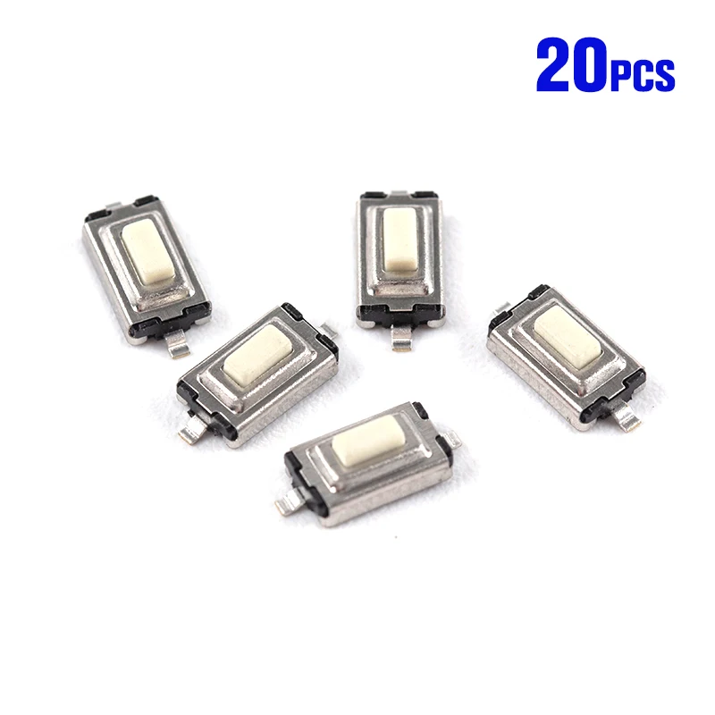 20Pcs SMT 3x6x2.5MM Tactile Tact Push Button Micro Switch Self-reset Momentary Free Shipping