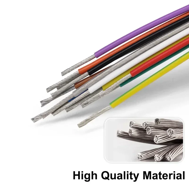 1 ~ 100 м коричневый провод UL1332 PTFE 28 26 24 22 20 18 16 14 12 10AWG электрический изоляционный