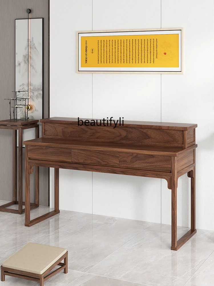 Стол из массива дерева домашний двухуровневый стол Будды буддийский gongtai новый