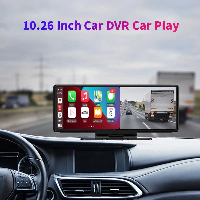 

10.26 дюйм 4K видеокамера заднего вида камера Carplay и автоматическое приложение Android для управления AUX беспроводной навигацией Bluetooth DVR WiFi GPS