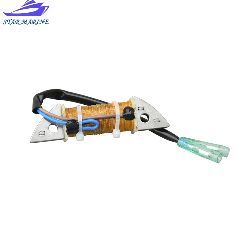 Катушка заряда 300 Ом 63V-85520 для лодочных двигателей Yamaha 2T 9.9HP 15HP Parsun HDX Seatec Seapro