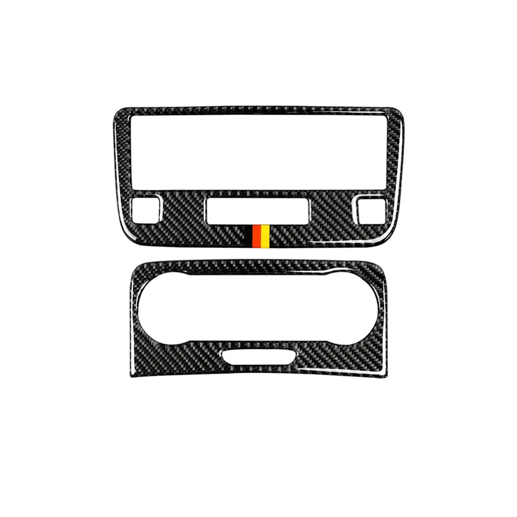 

Applicable to GLK Air Conditioning Outlet Changed to Decoration Frame Carbon Fiber Multimedia CD Panel