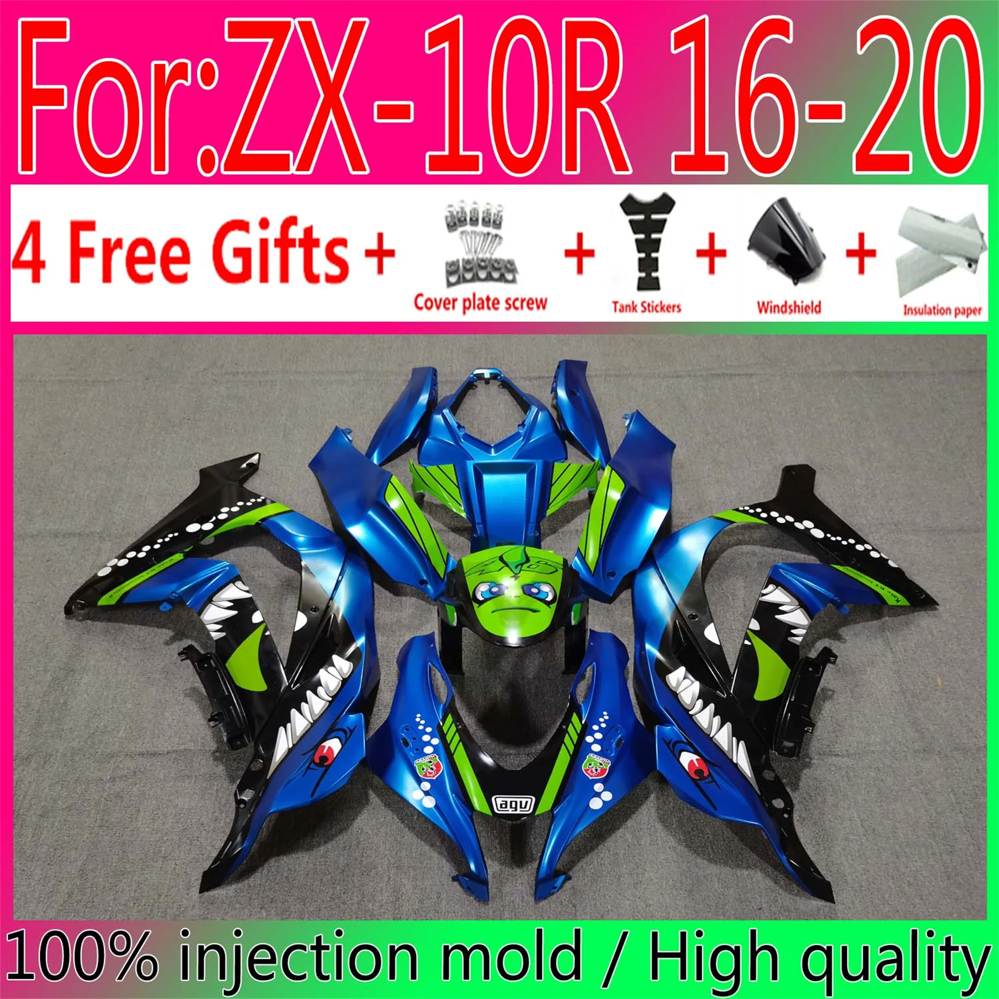 

Обтекатели для кузова нового мотоцикла Kawasaki ZX-10R ZX10R 2016 - 2020 16 17 18 19 20