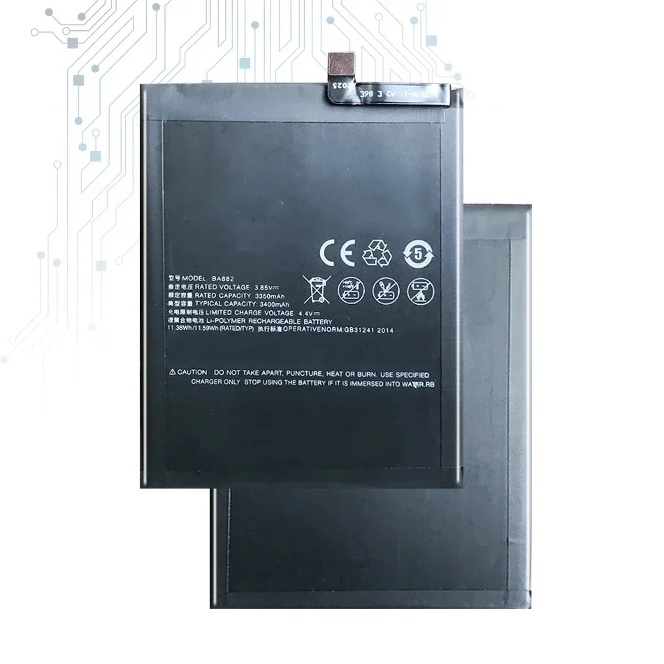 Батарейка для телефона Meizu 16 16TM 16TH BA882 BA 882 высококачественный аккумулятор + номер