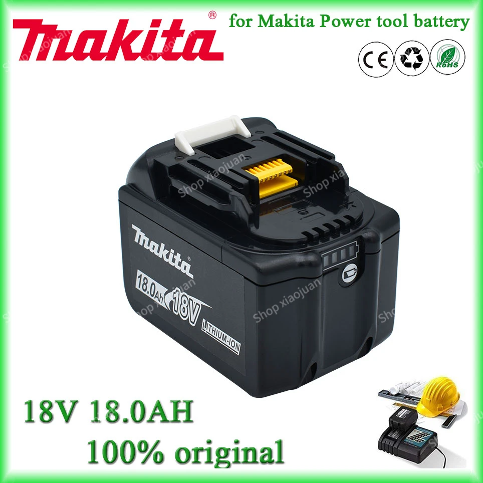 

Makita 18V 18.0Ah Rechargeable Battery ,For Makita BL1830 BL1830B BL1840 BL1840B BL1850 BL1850B Power Tools Battery