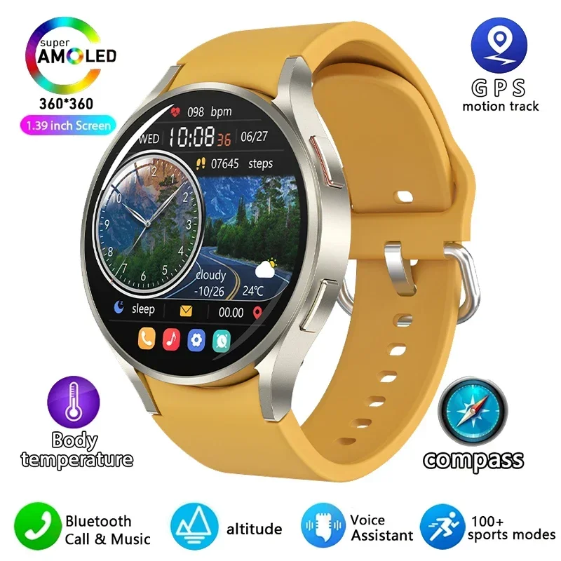 

New Suitable for Samsung Watch 6 Customized Face Bluetooth Call Smart Watch Men Multiple Sport Modes Fitness Tracker Smartwatch