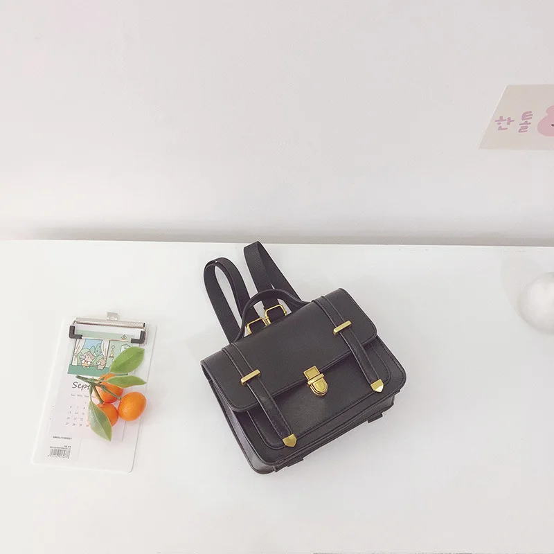 Children's Bags 2021 New Backpack Retro Fashion Girl Small Backpack Internet Celebrity All-Match Casual Pouch Fashion