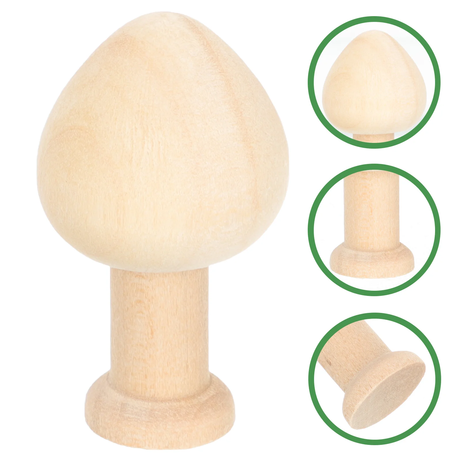 

Wooden Easter Wood Trees Unfinished Peg Tree Mini Decor Crafts Blank Unpainted Mushroom Diy Supplies Party Miniature Figurine