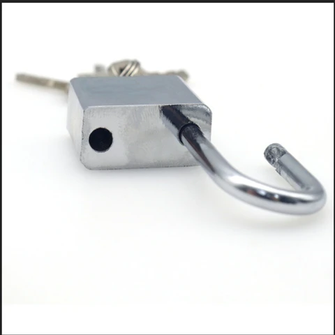 30-миллиметровый навесной замок с коротким лучом, противокражный железный навесной замок с квадратным лезвием для шкафа, 4 ключа + 1 замок для ящика для почтового ящика, открытый яхты, корабля