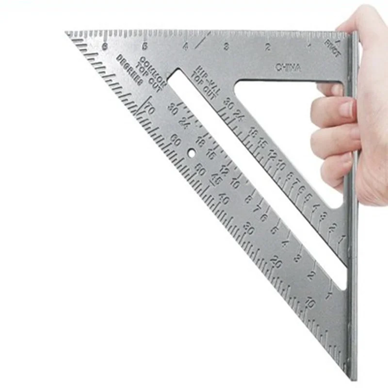 

New Metric 7 Inch Triangle Ruler 90 Degree Triangle Ruler Woodworking Measuring Tool Woodworking Square Tool Angle Protractor