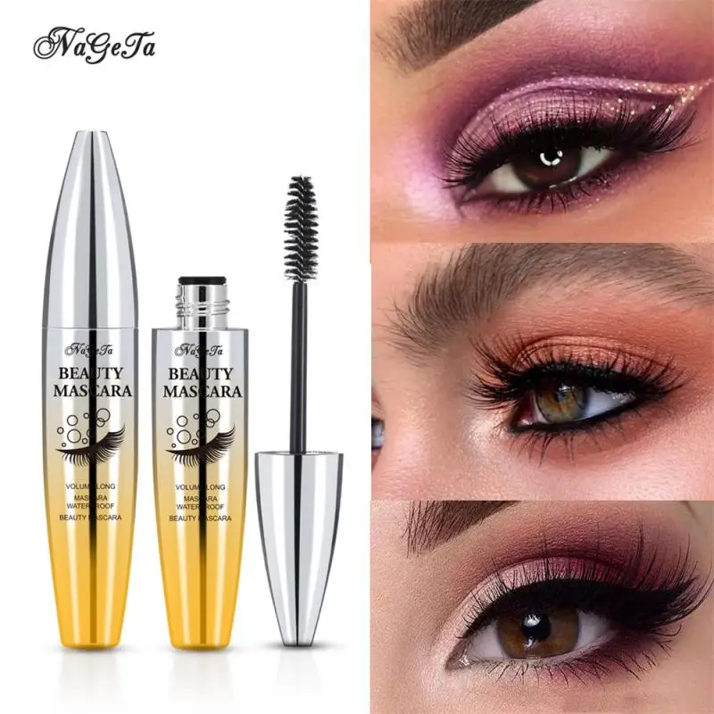 

Compact Appearance Mascara Net Content 13g Cream Nourishing Long Eye Black Curved Brush Head Lasting Natural And Slender Curling