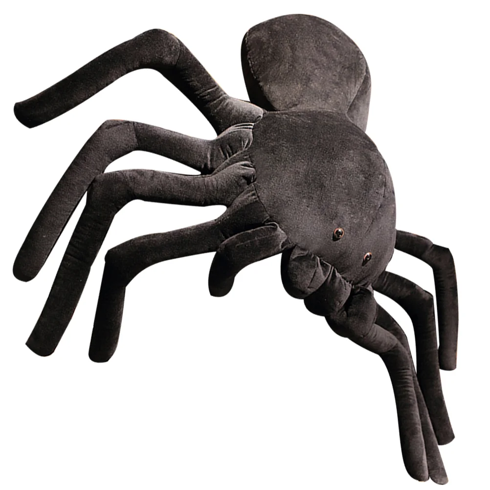 

Spider Plush Toy Realistic Stuffed Animal Toy Halloween Hugging Pillow Stuffing Horror