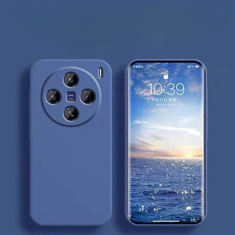 Для Vivo X200 Pro Mini Case Funda On Для Vivo X200 X200Pro Чехлы для телефонов X 200 Задняя крышка Полное покрытие Жидкий силиконовый мягкий корпус