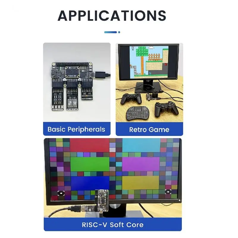 Фото #   Лучший выбор: плата для разработки FPGA Tang Primer 25K GOWIN GW5A RISCV с PMOD и SDRAM, прочная и простая в использовании №4