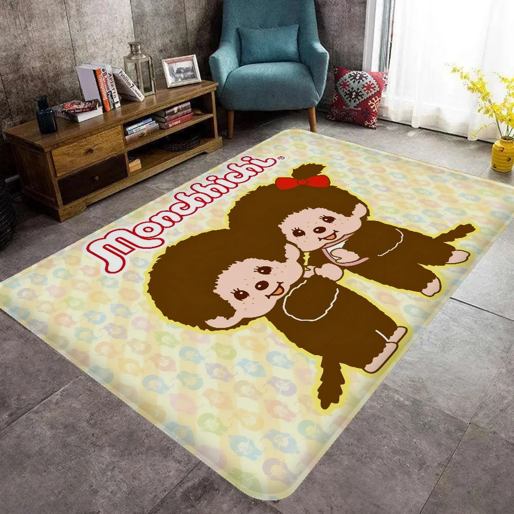 Противоскользящий Ковер Из Полиэстера В Современном Стиле M-monchhichi Для Гостиной