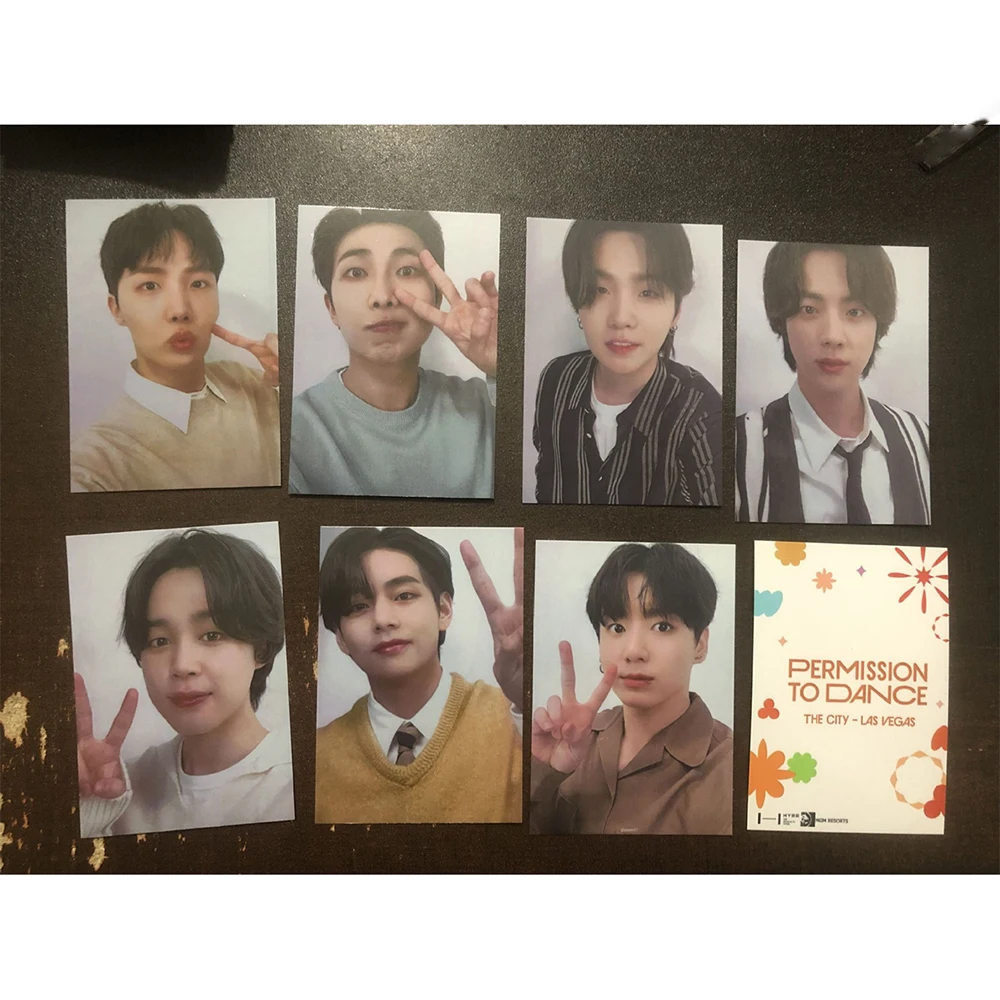 

KPOP Bangtan Boys Photocard PTD LASVEGAS Album Polaroid Lomo Crads Photobook Fan Exclusive Benefits Collection Poster Photo Gift