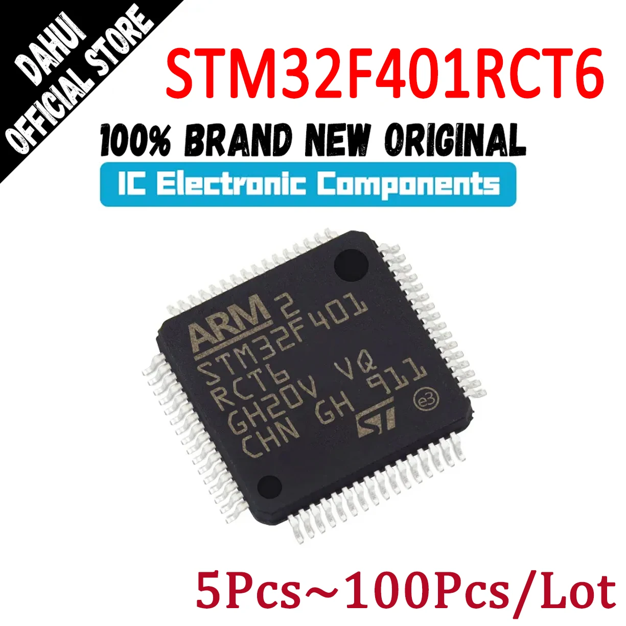 

STM32F401RCT6 STM32F401RC STM32F401R STM32F401 STM32F STM32 STM IC MCU Chip LQFP-64 100% новый оригинал