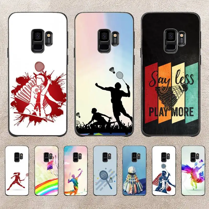 

Badminton Sport Phone Case For Samsung Galaxy A51 A50 A71 A21s A31 A41 A10 A20 A70 A30 A22 A02s A13 A53 5G Cover Coque