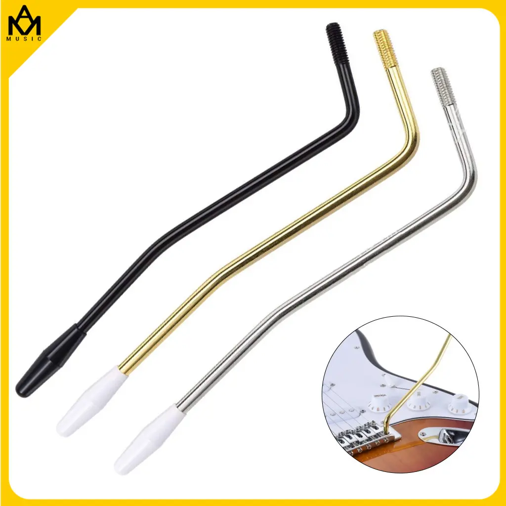 45pcs Professional Guitar Accessories 6mm Tremolo Arm Whammy Bar Arm for Electric Guitar Black Golden Silver