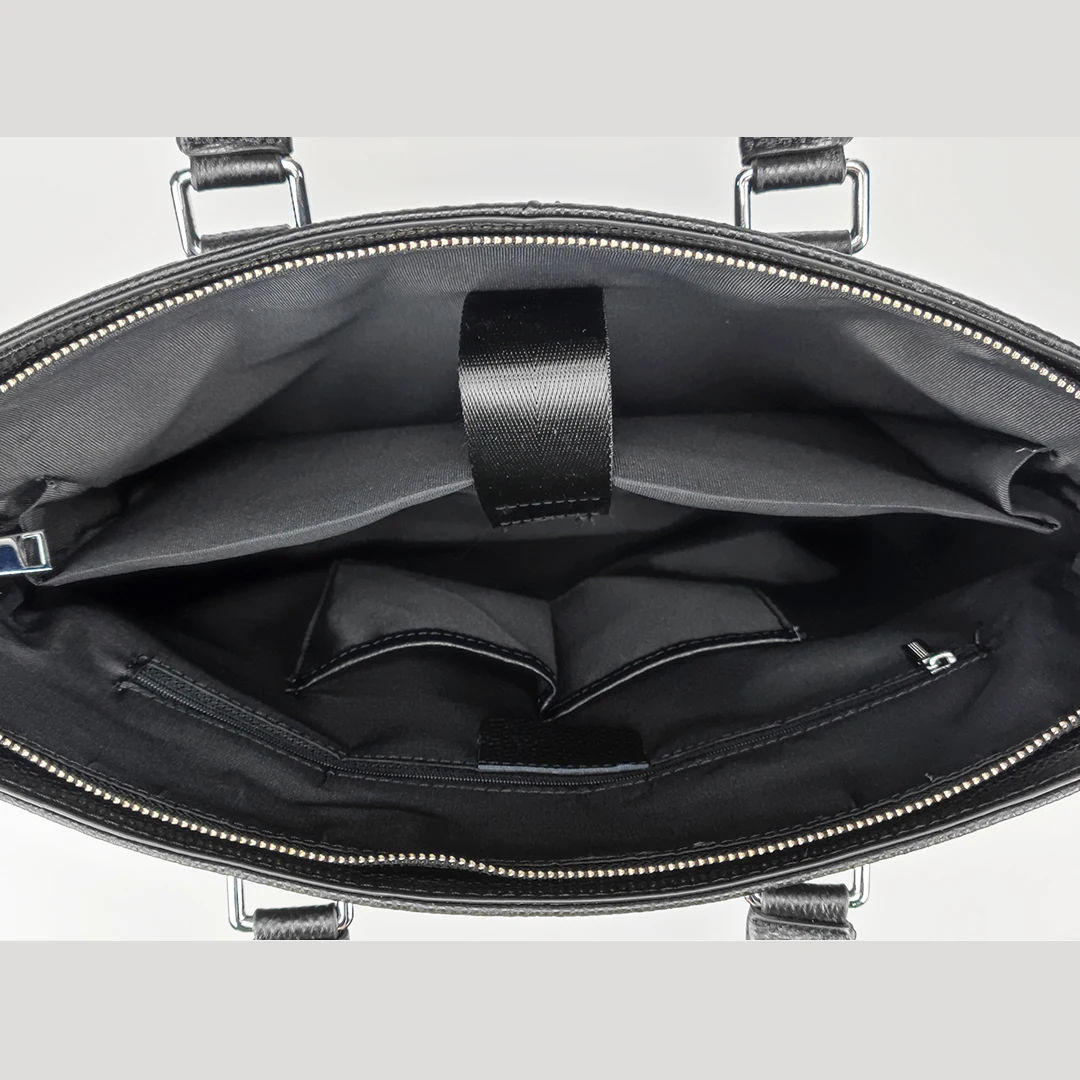 Royal Bagger Laptop Briefcase for Men Genuine Cow Leather Male Handbag Business Shoulder Bag Office Briefcases Messenger Bags