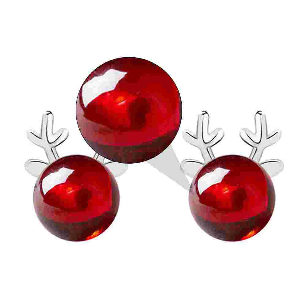 Милые серьги-гвоздики из стерлингового серебра с изображением лося ювелирные