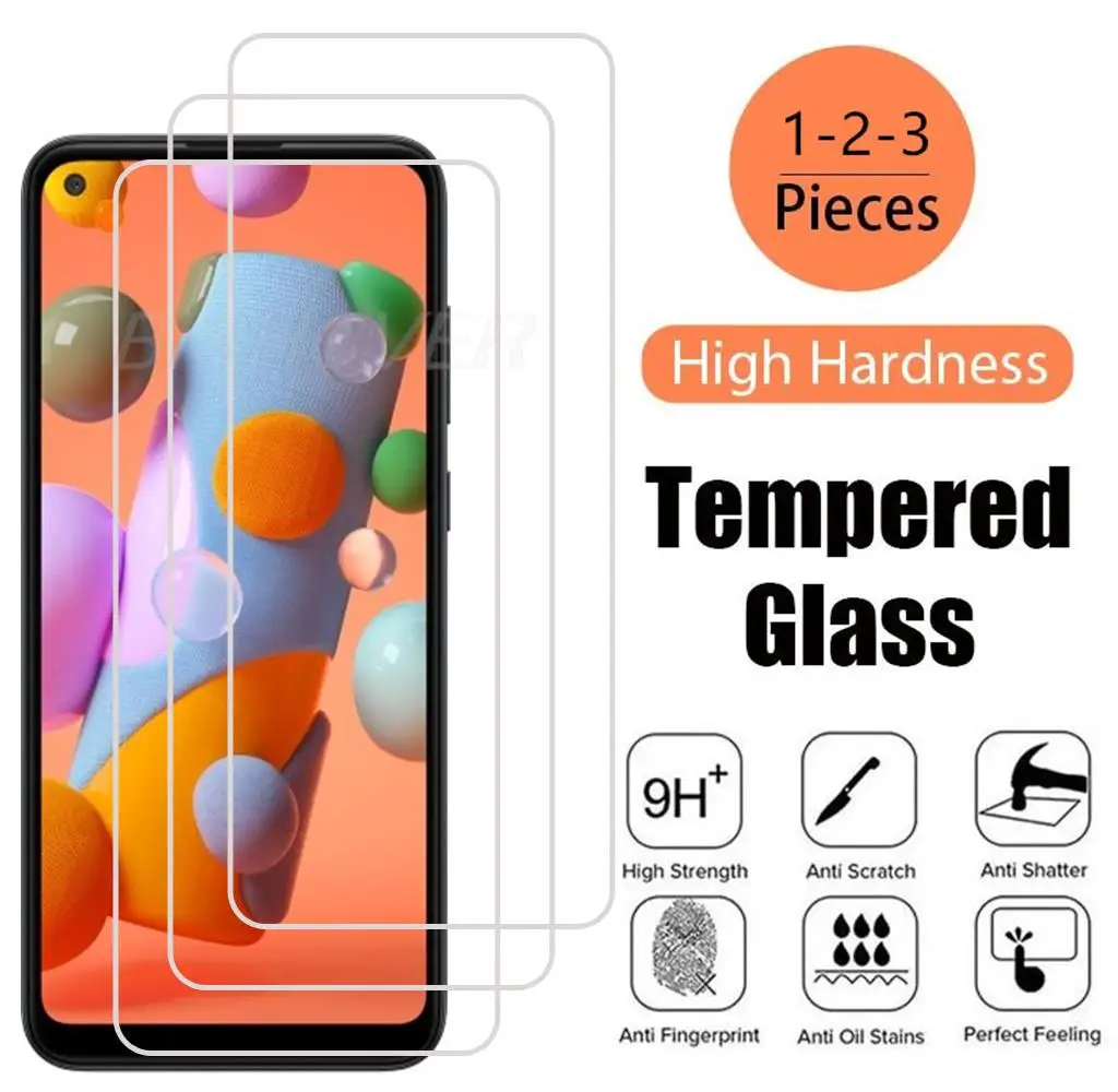 Закаленное стекло для Samsung Galaxy A11 A115F A115U HD, Защитная пленка для Samsung Galaxy M11, Защитная пленка для экрана
