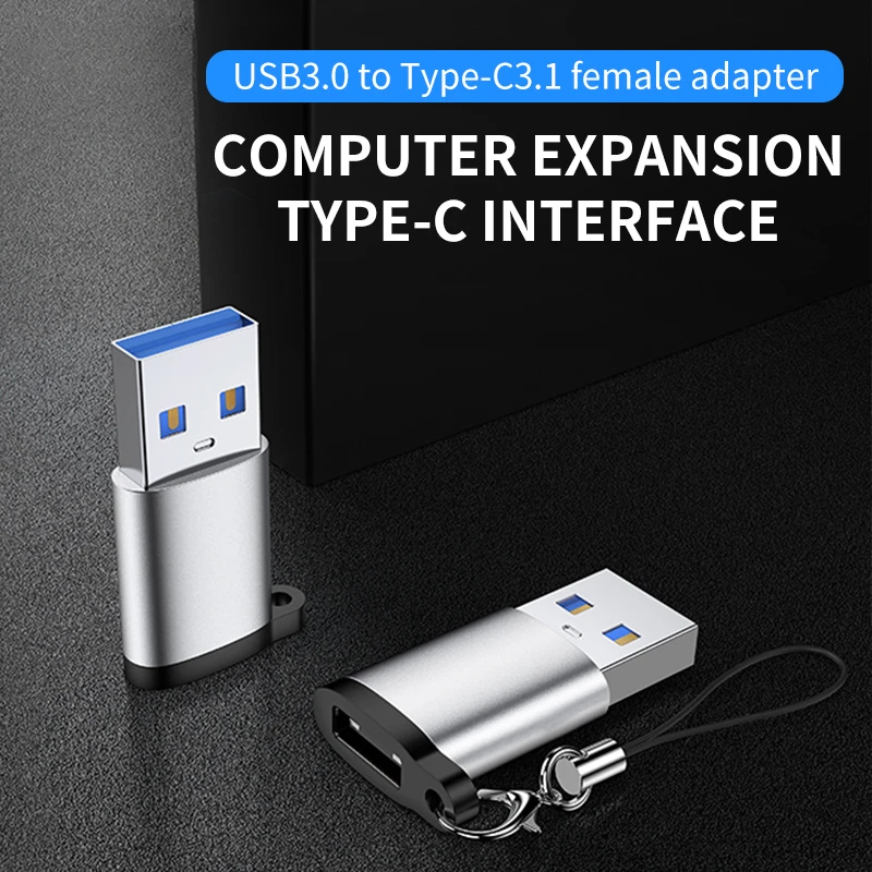 

OTG USB To Type-C Adapter USB USB-C Male To USB Type-C Female Converter For Macbook Samsung S20 USBC OTG Connector Data Charger