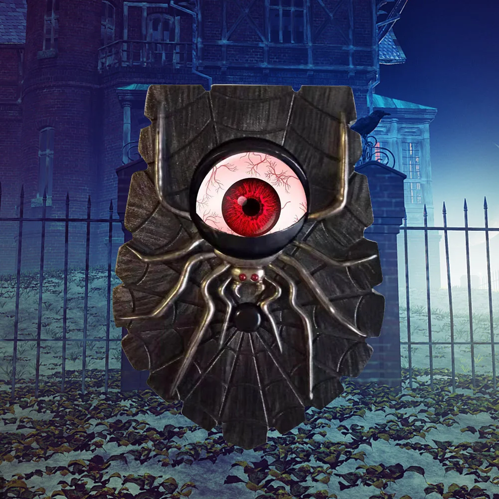 Дверной звонок на Хэллоуин глазный Классический реквизит дверной в виде паука