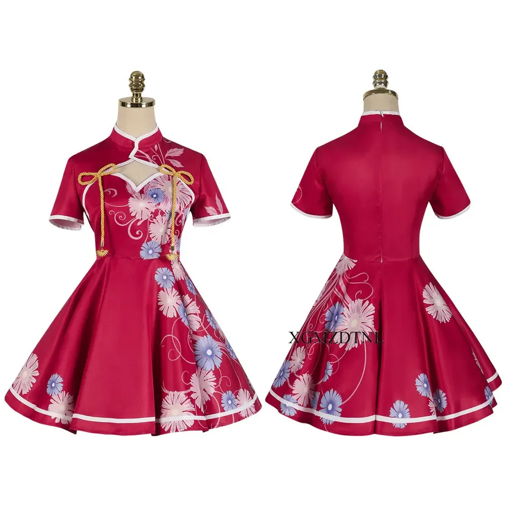 OSHI NO KO аниме Hoshino Ai Ruby Akuamarin косплей китайский костюм Cheongsam милое платье аксессуар