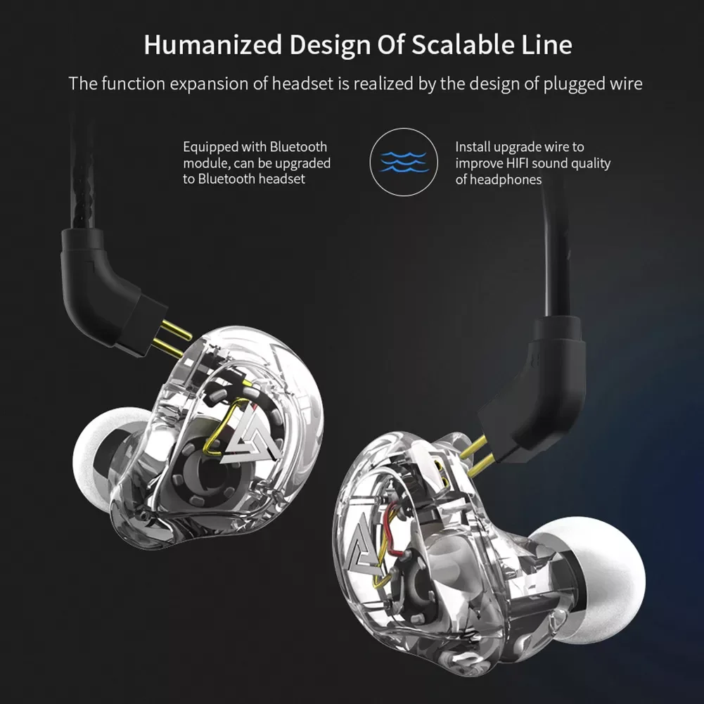 

VK1 Wired In-Ear Earphones Bass HiFi Earbuds Sports Headphones with Mic