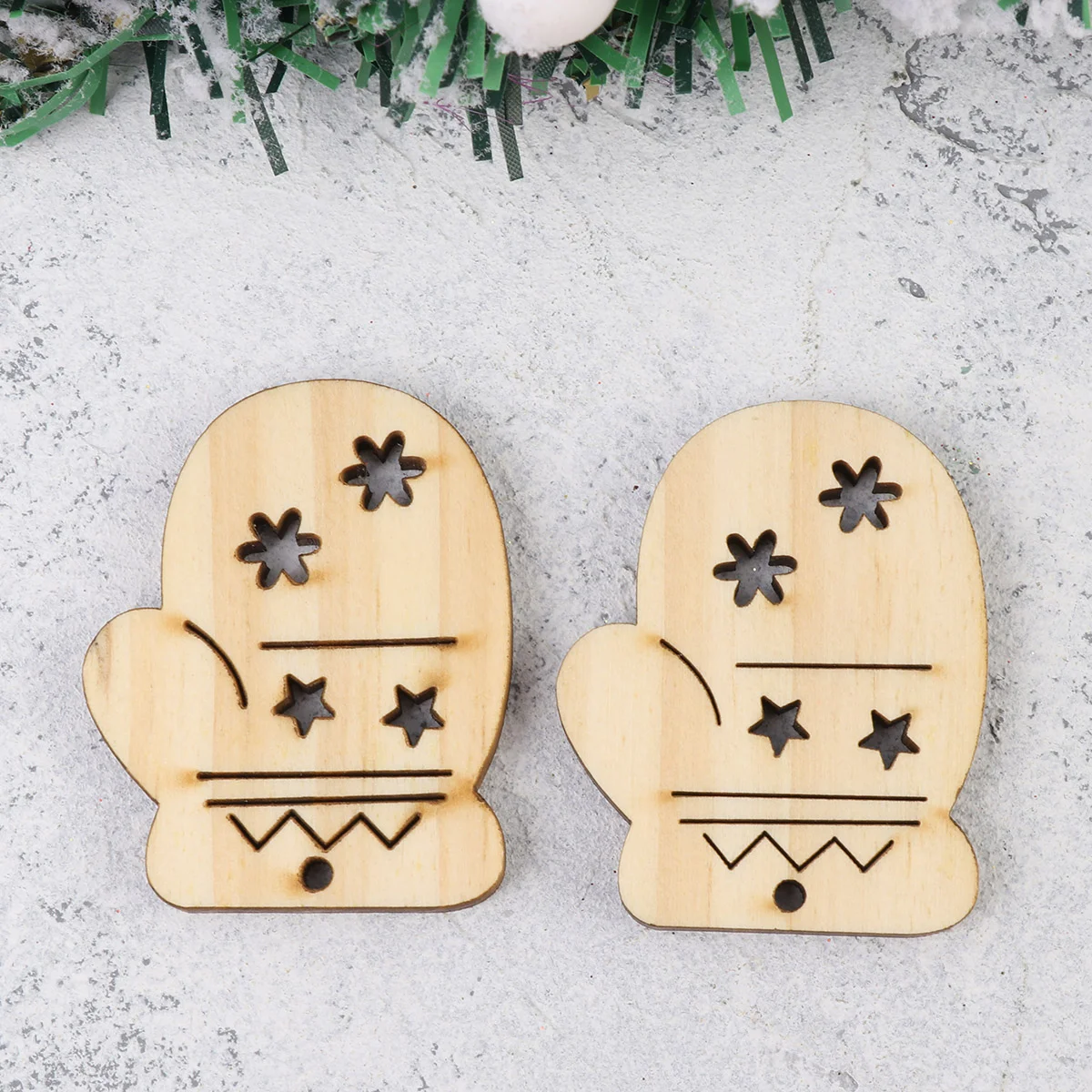 

Christmas Wooden Tags Wood Holiday Vintage Pendant Hanginggift Decoration Wedding Props Cutouts Decorative Miniature Ornaments