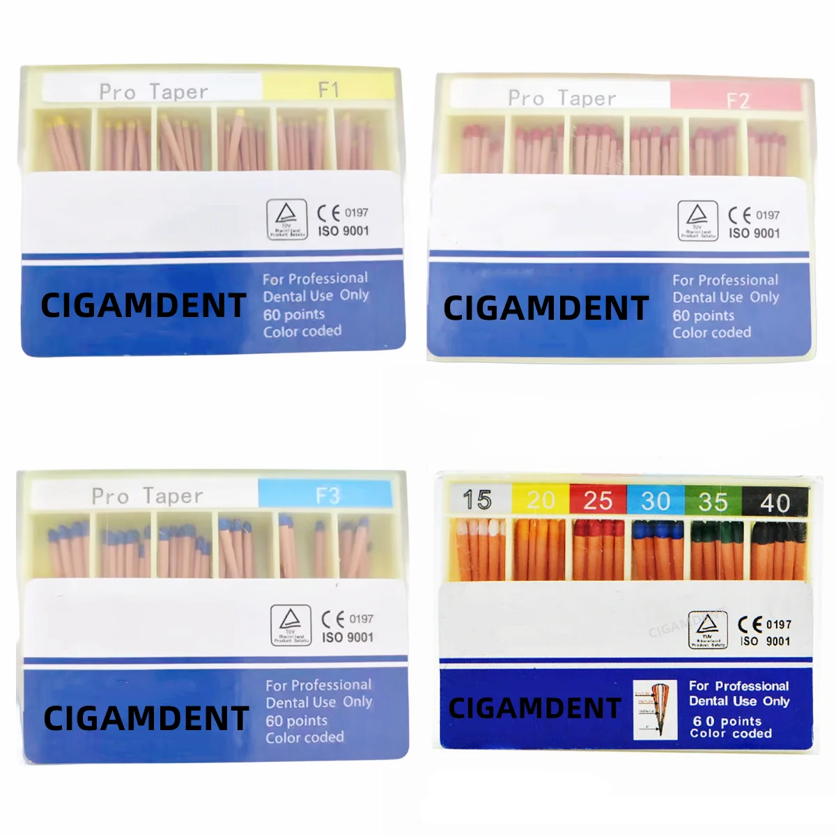 

5 коробок, Орто-абсорбирующий эндододонтик 120/60 точек Гутта перча 02 04 06