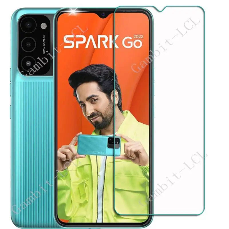 

Защитное закаленное стекло для Tecno Spark Go 2022 6,53 дюйма на KG5, KG5h защитная пленка