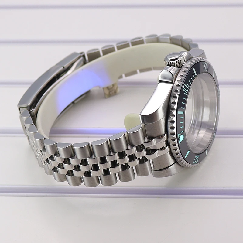 Корпус часов FEIYASHI 40 мм SUB сапфировое стекло светящийся безель для Seiko NH35 NH36 NH38/34